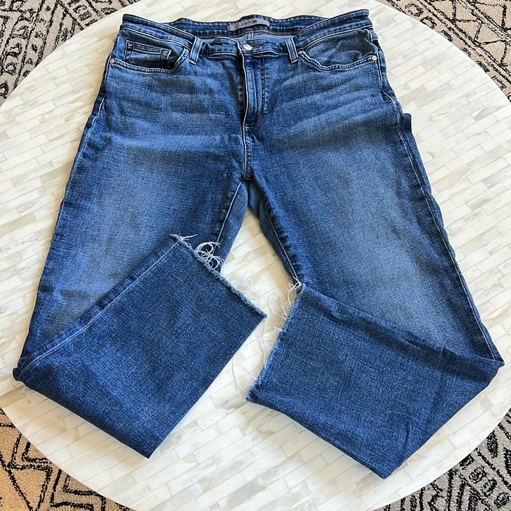Joe’s Jeans- ankle straight, frayed hem